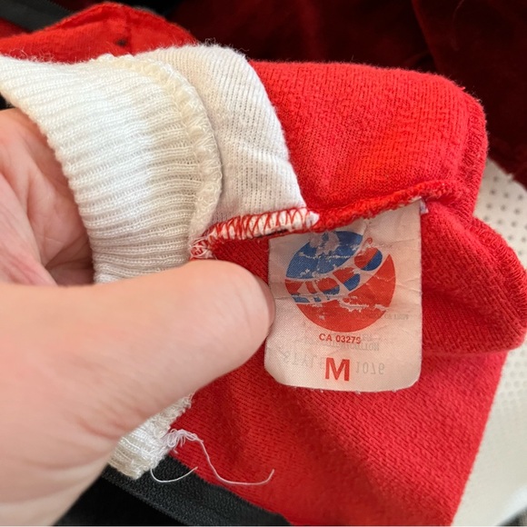 (4 for $20) Vintage Kiddo brand velour sleeper/jumpsuit - Picture 3 of 3